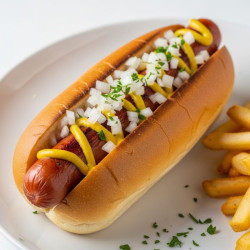 Hot Dog im Deutschen Stil